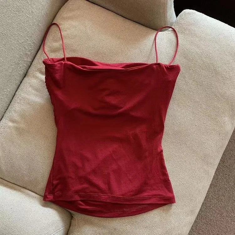 Women's Thin Strap Fitted Camisole Top