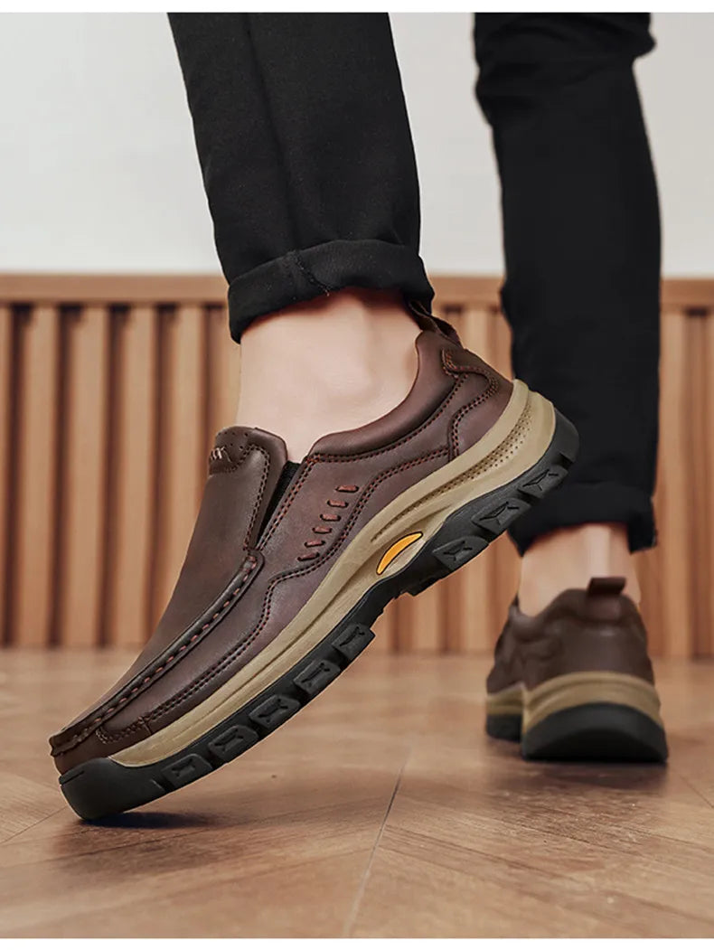 Men's Slip-On Genuine Leather Casual Shoes