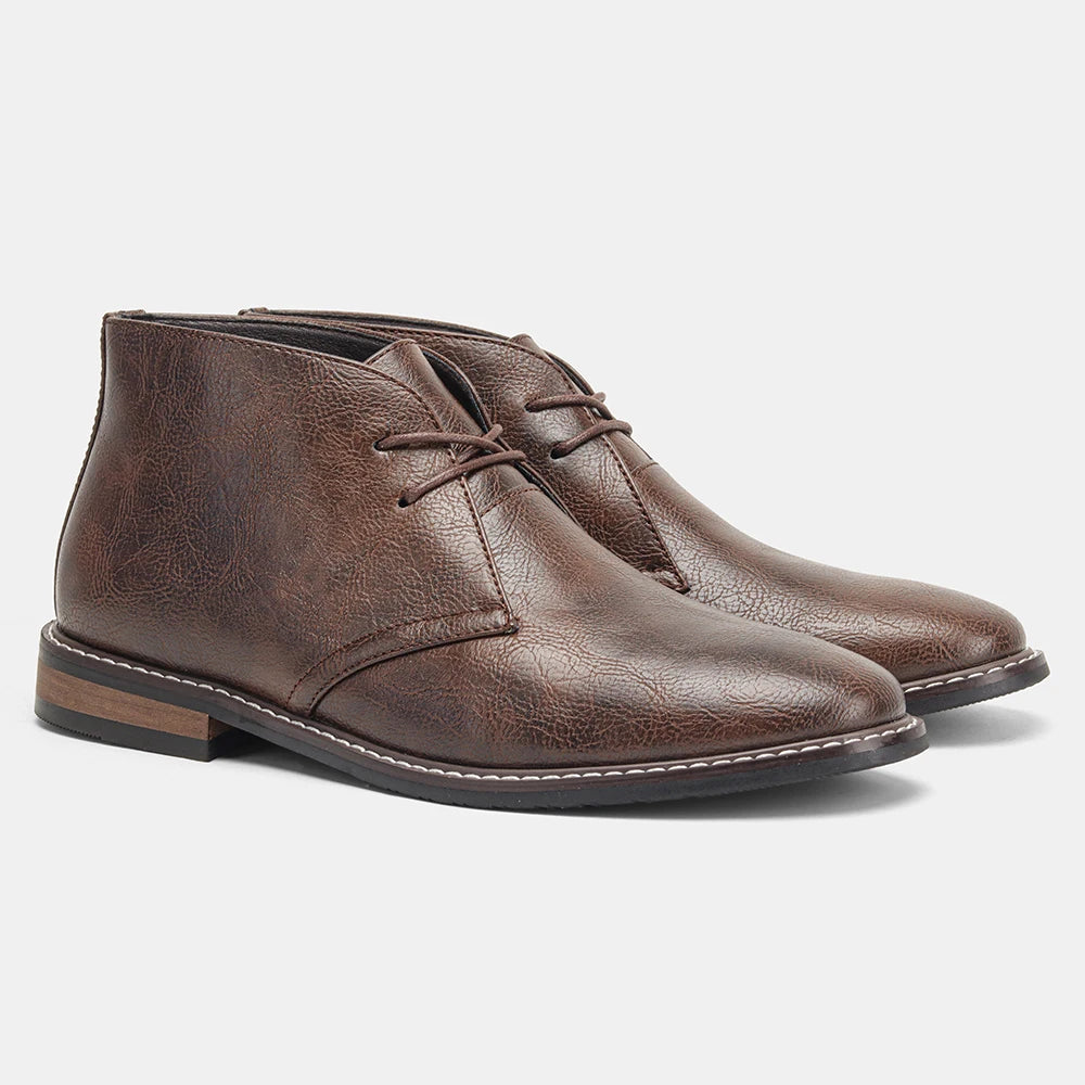 Men's Retro Casual Lace-Up Desert Boots