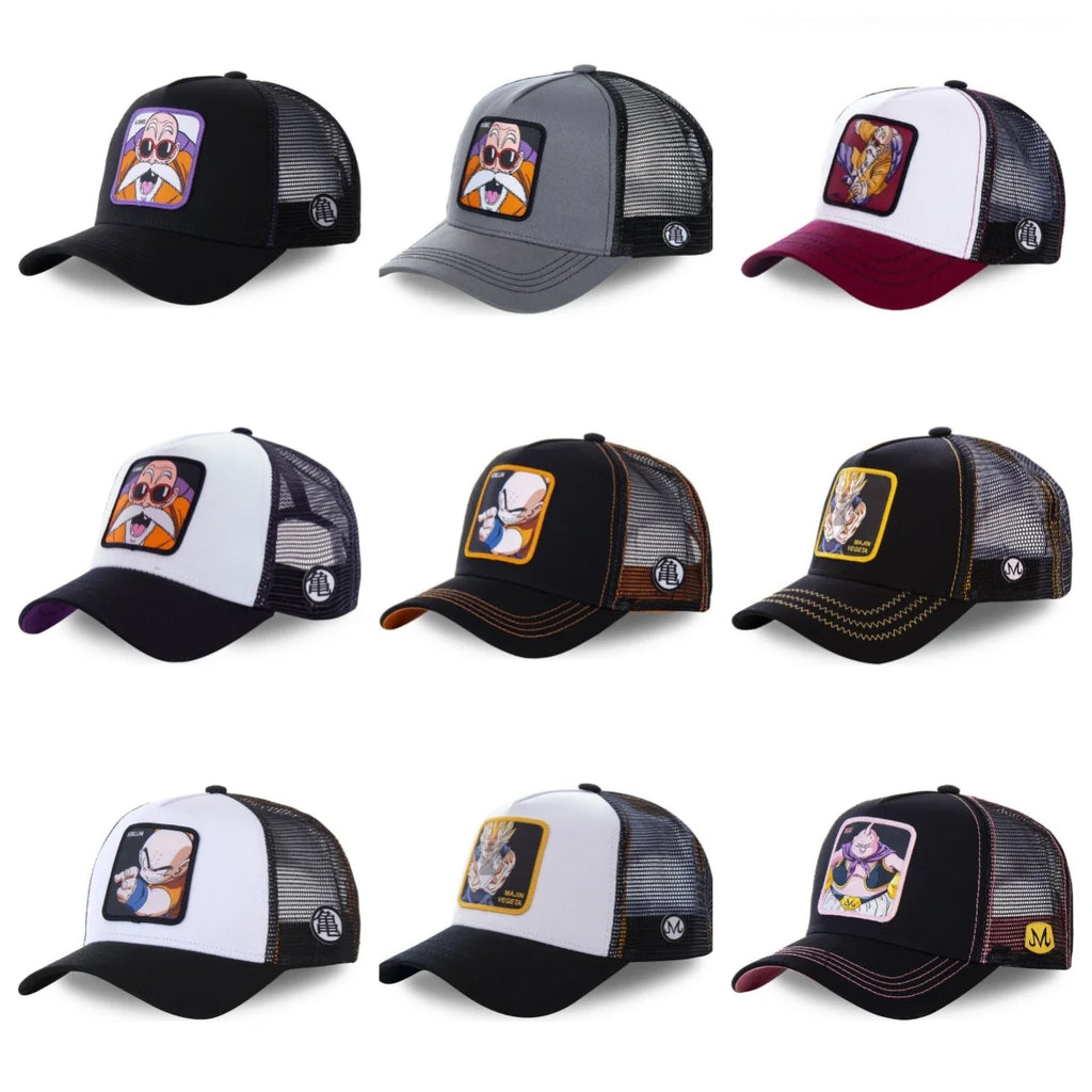 Dragon Ball Embroidered Trucker Cap