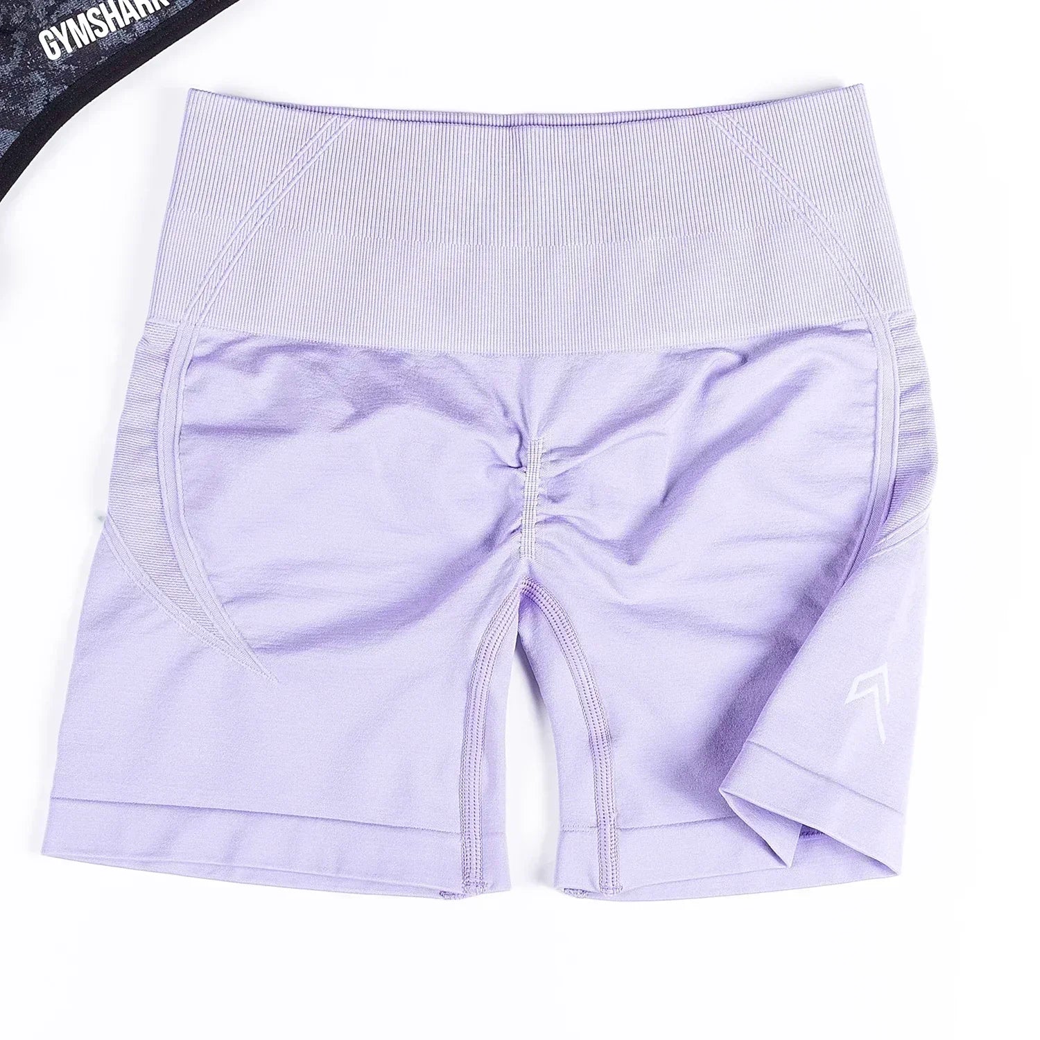 Women's High-Waist Seamless Scrunch Shorts