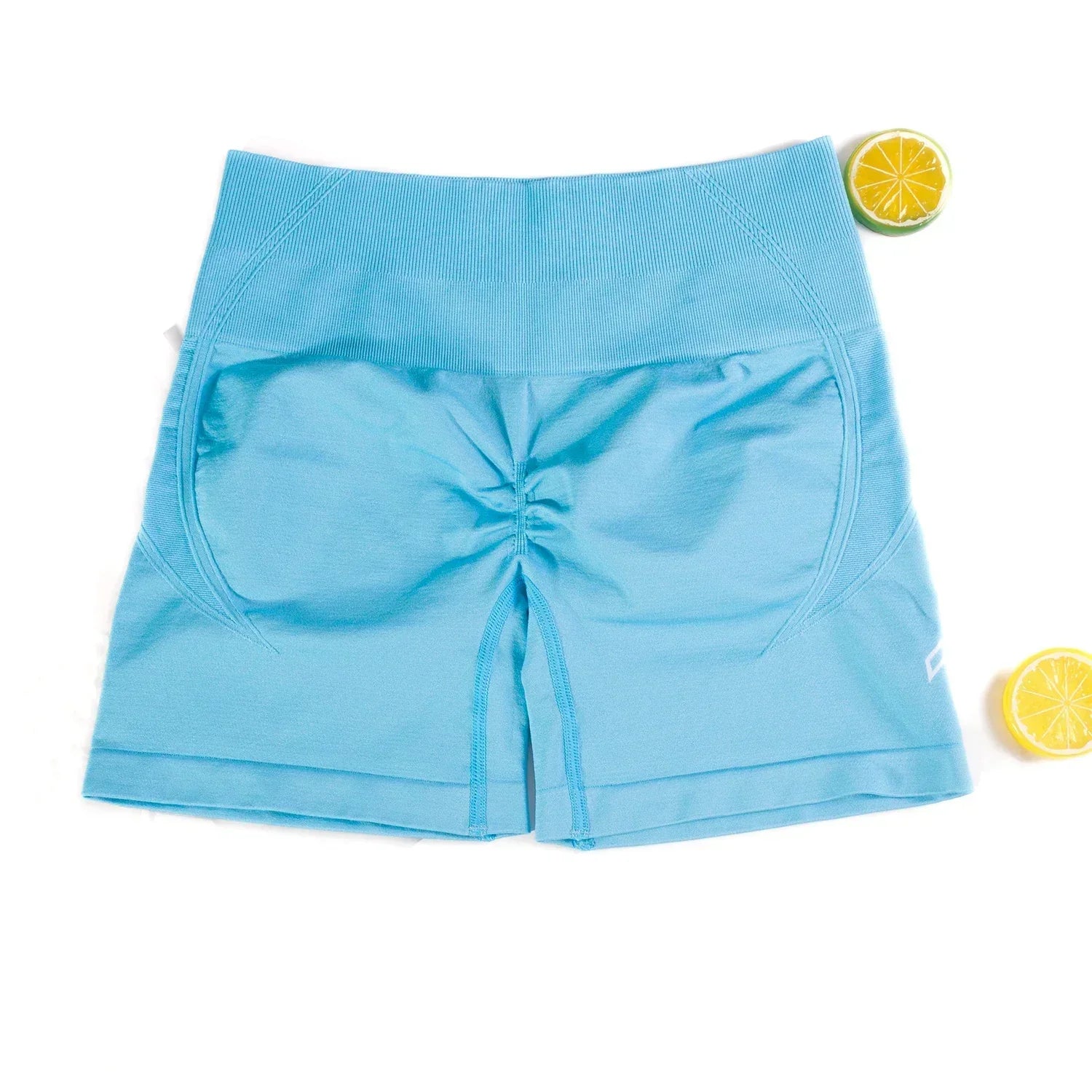 Women's High-Waist Seamless Scrunch Shorts