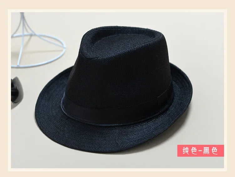 Unisex Vintage Fedora Panama Hat