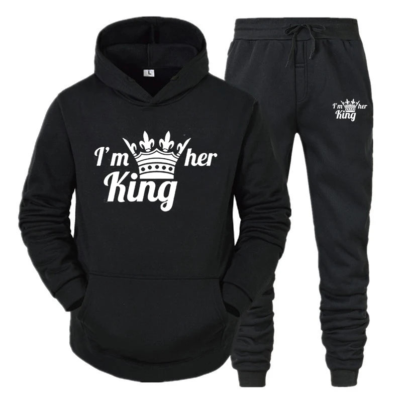 Couples' QUEEN KING Matching Hoodie Set