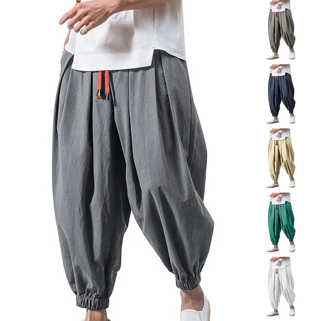 Men's Harajuku Harem Baggy Wide-Leg Pants