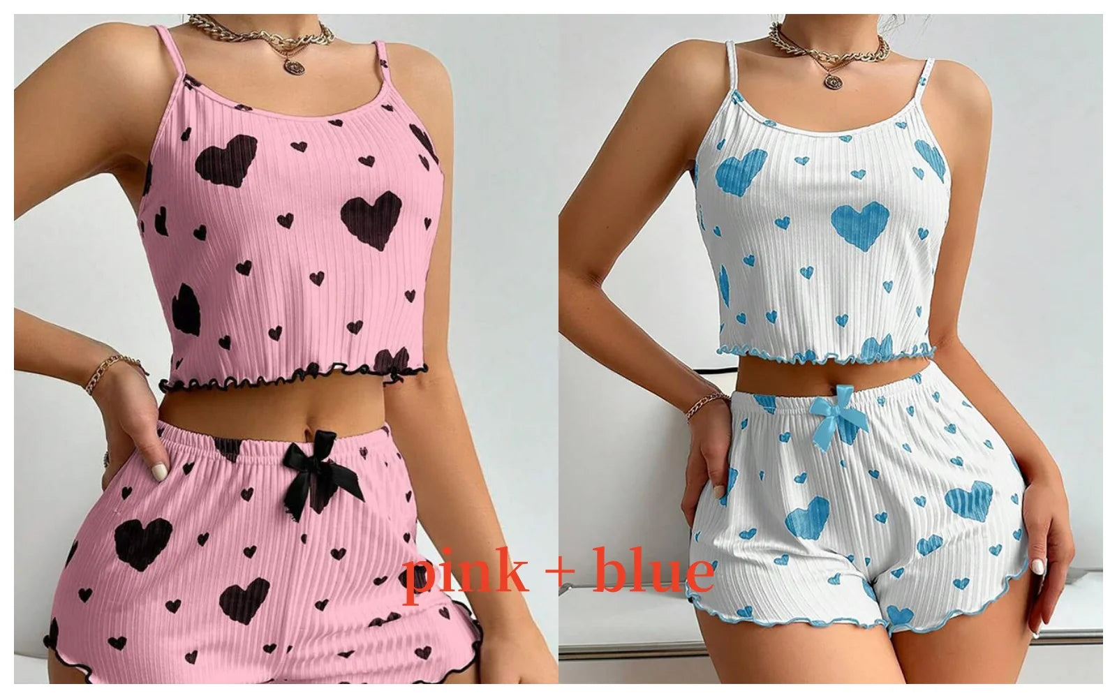 Women's Tank Top & Shorts Pajama Set