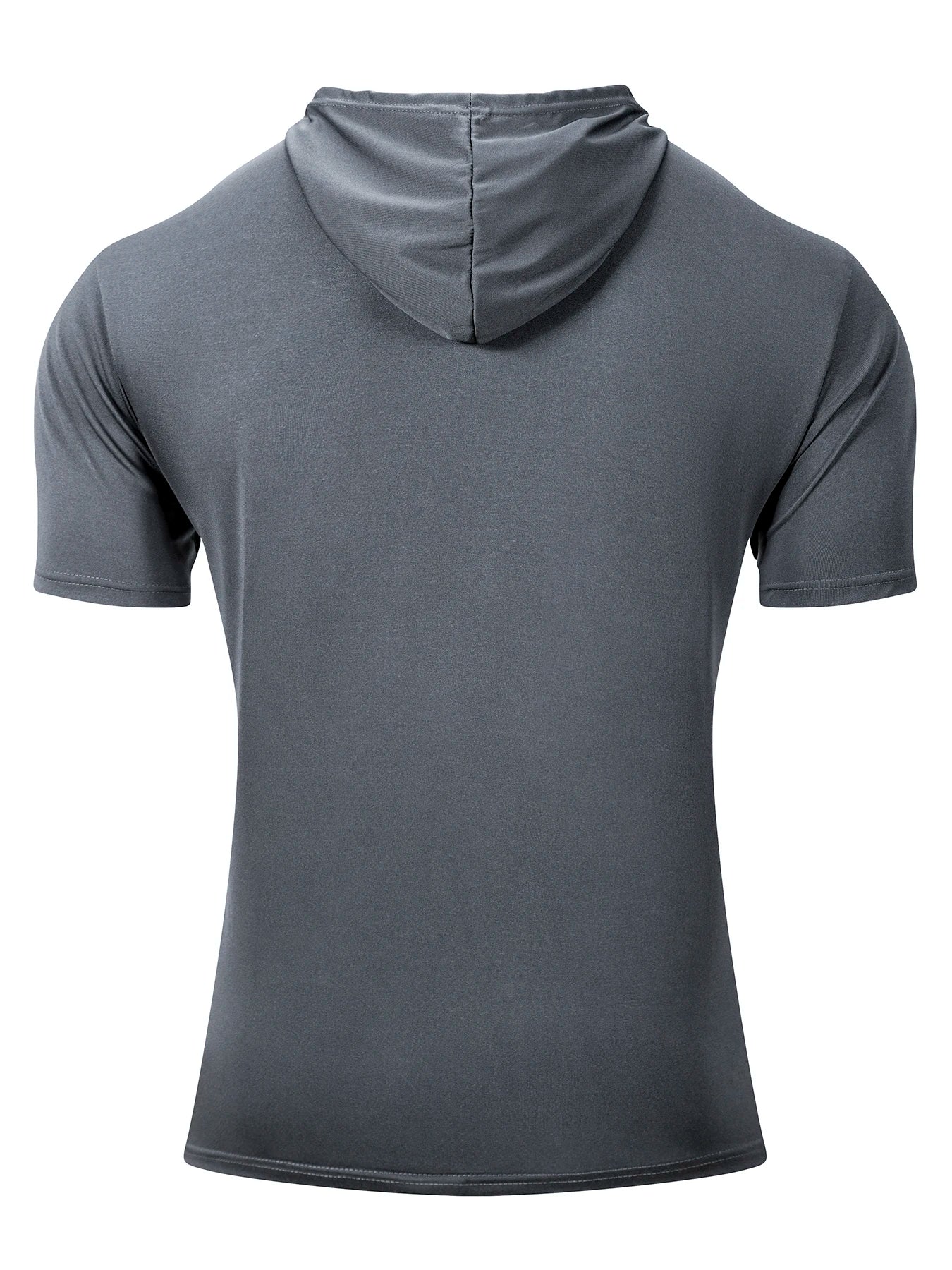 Men's Lightweight Hooded Short-Sleeve T-Shirt