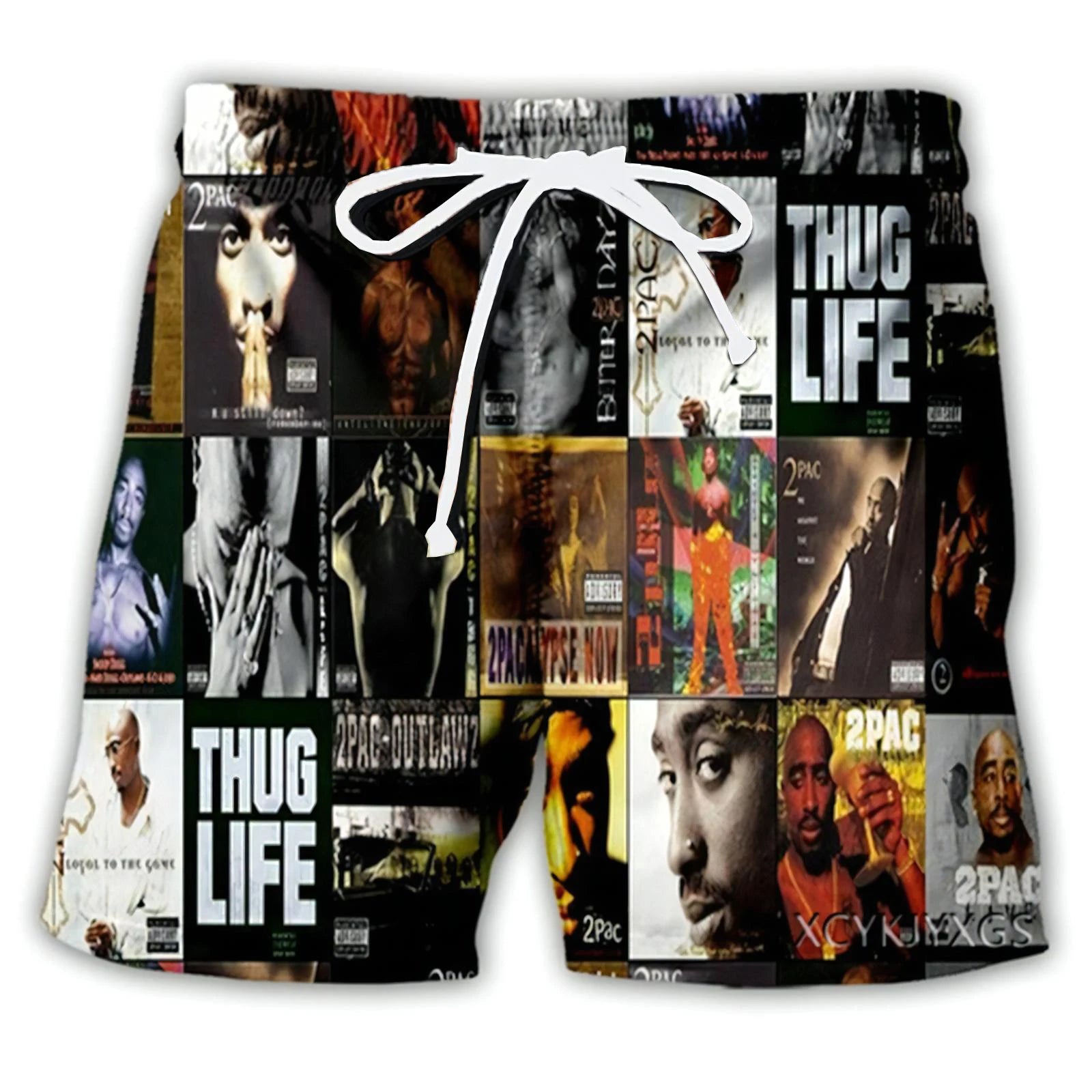 Men's 2Pac Tupac 3D Print Sweatshorts