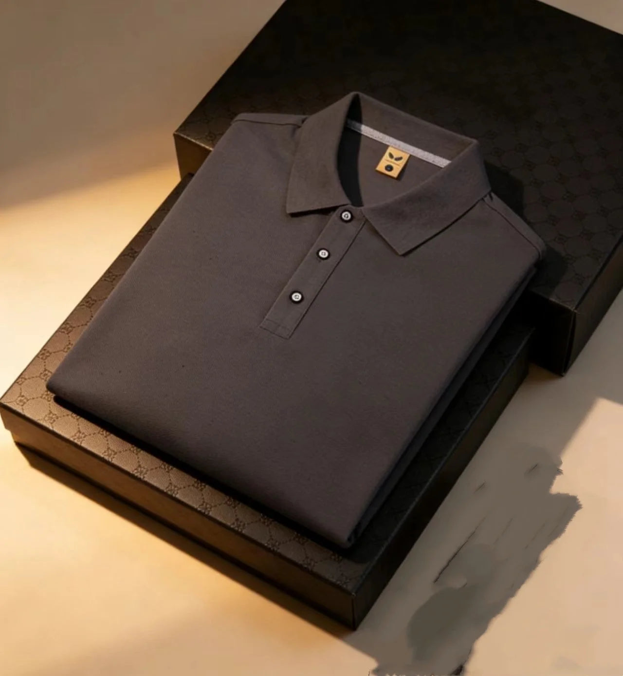 Men's Flip Collar Polo Shirt