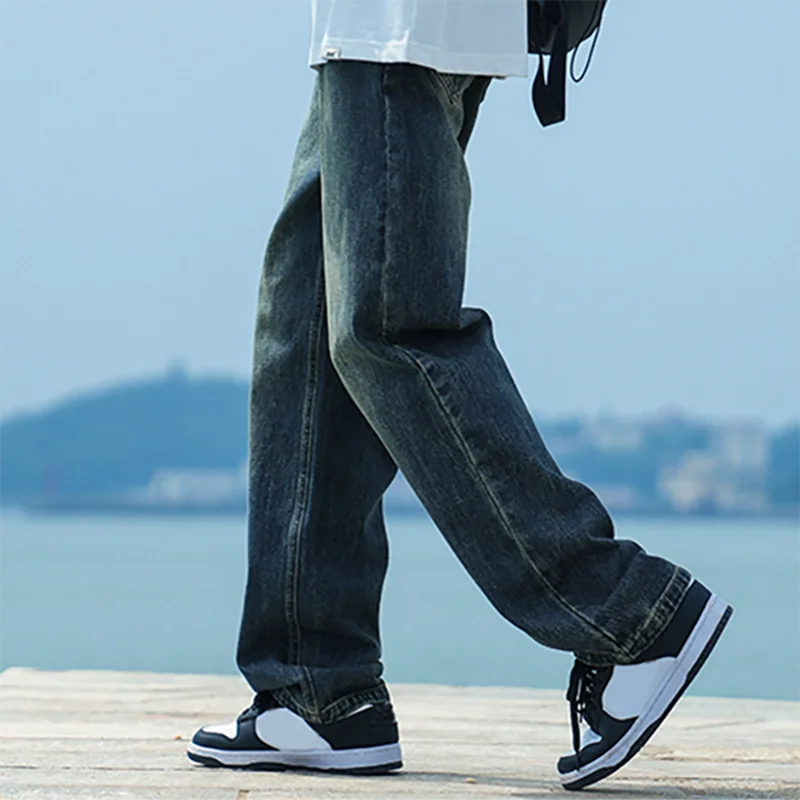 Men's American Retro Y2K Baggy Denim Jeans