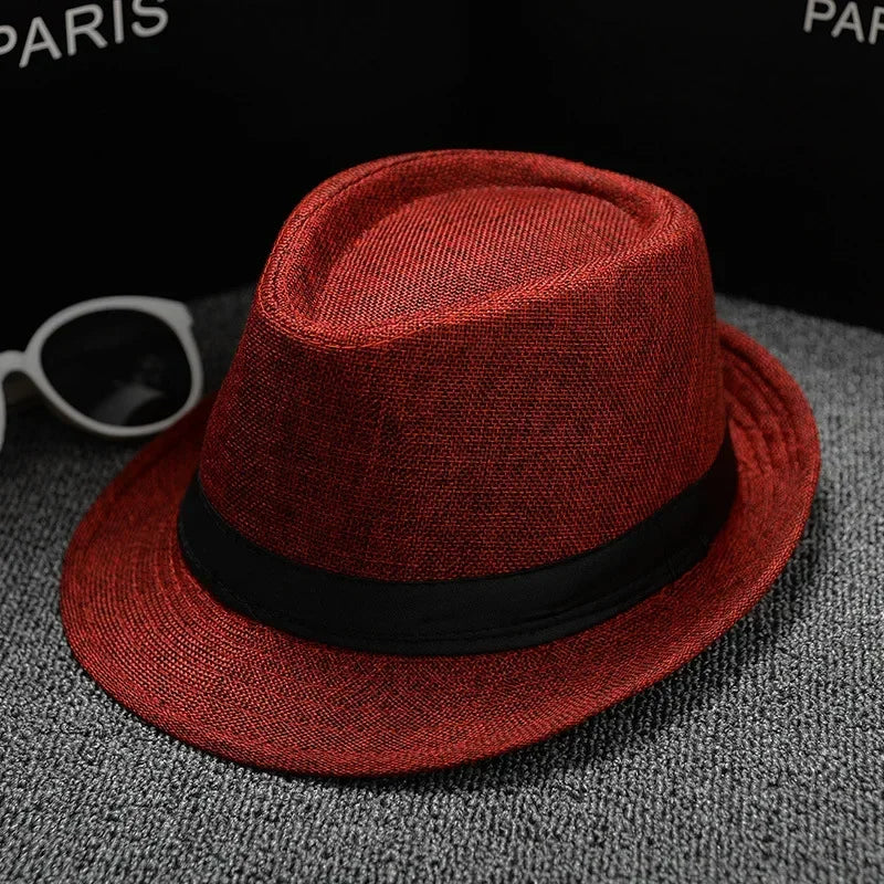 Unisex Vintage Fedora Panama Hat