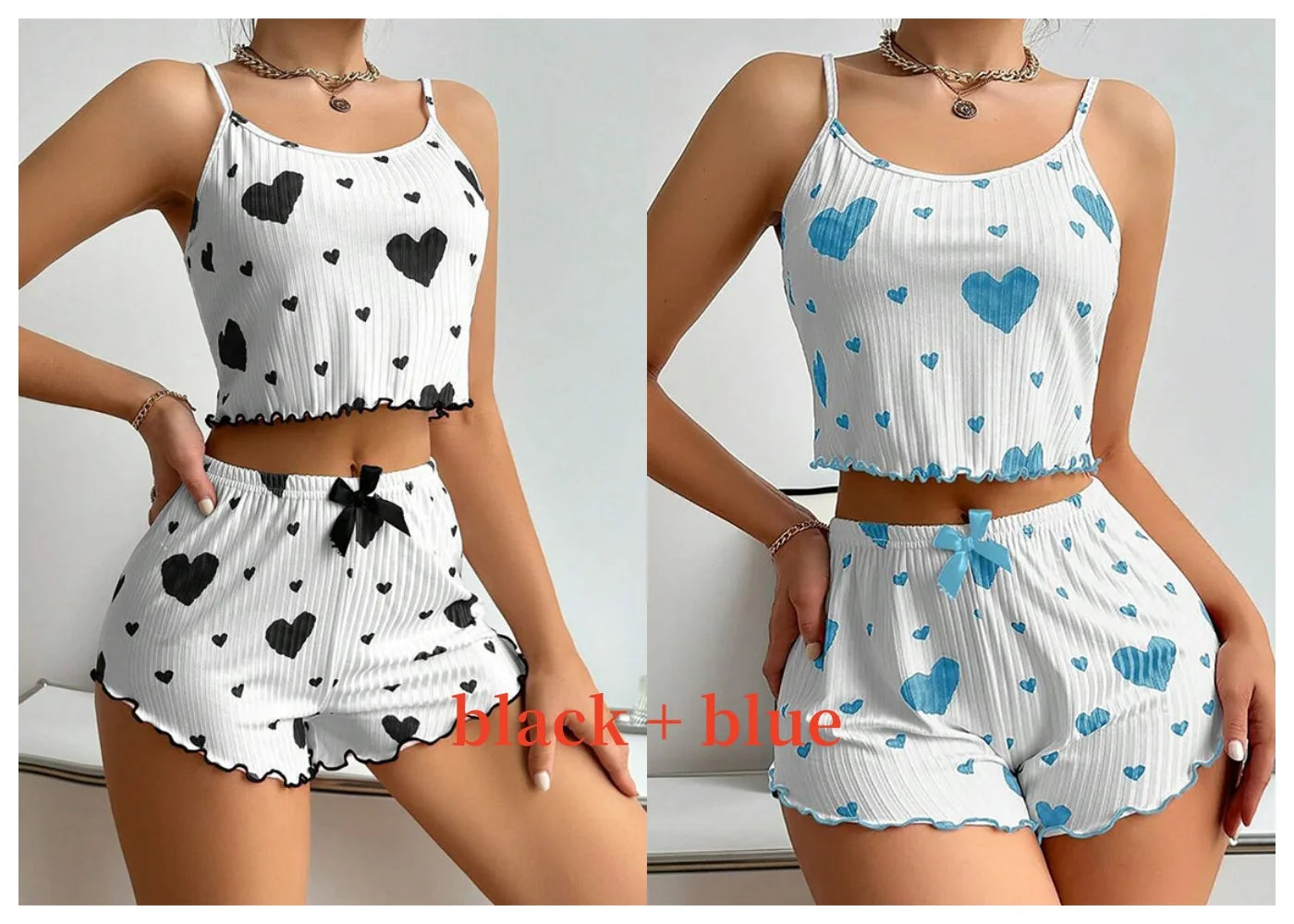 Women's Tank Top & Shorts Pajama Set