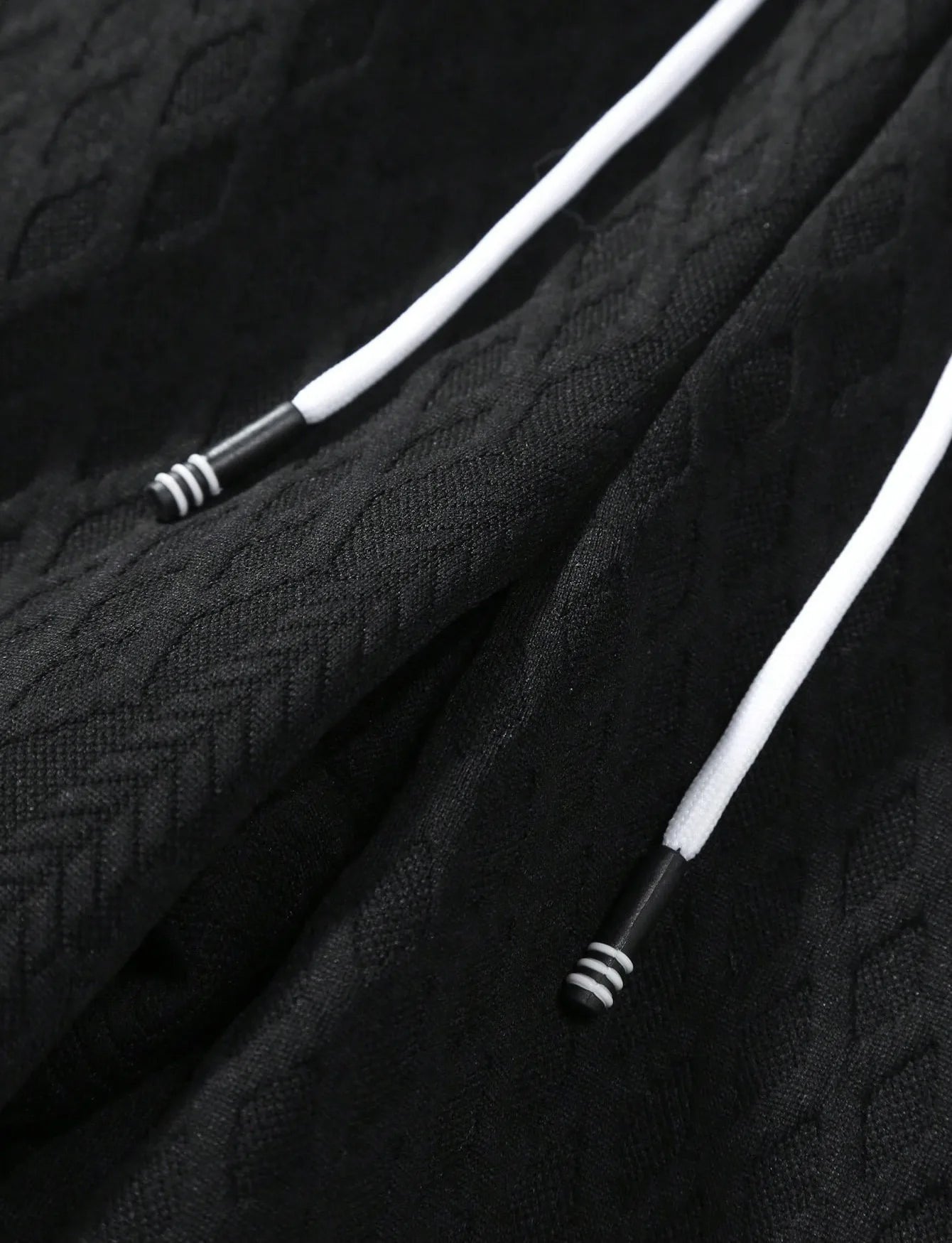 Men's Jacquard Lapel Shirt & Shorts Set