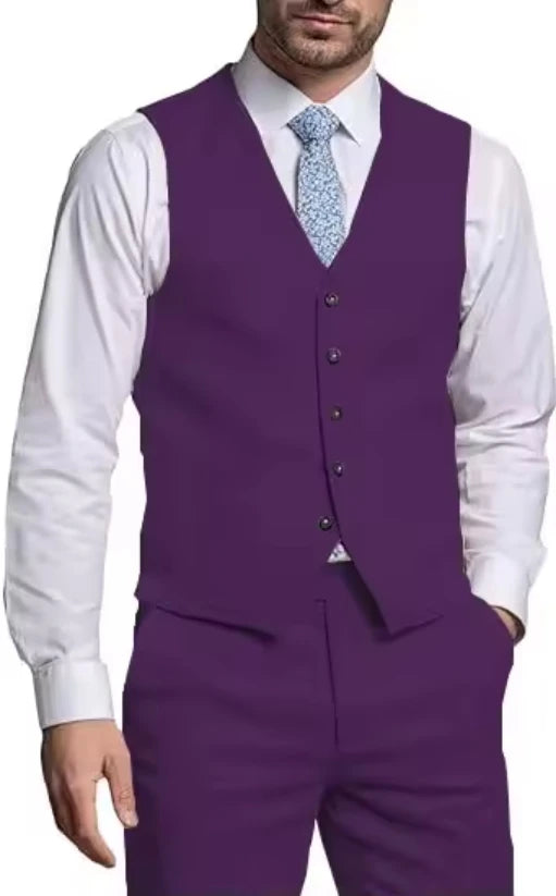 Men's Vest & Pants Suit Set
