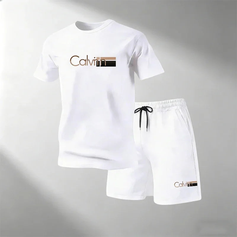Men's Quick-Dry Fitness T-Shirt & Shorts Set