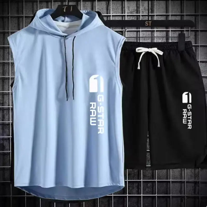 Men's Summer T-Shirt & Shorts Tracksuit Set