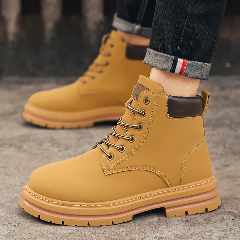 All-Terrain High-Top Lace-Up Boots
