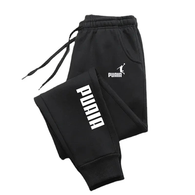DOUSE Men's Printed Drawstring Jogger Pants – Streetwear Athletic Trousers