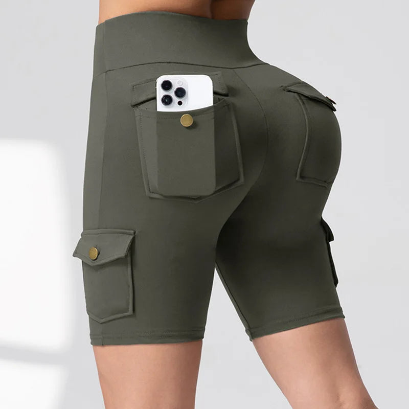 Women's Camo Butt-Lifting Workout Shorts