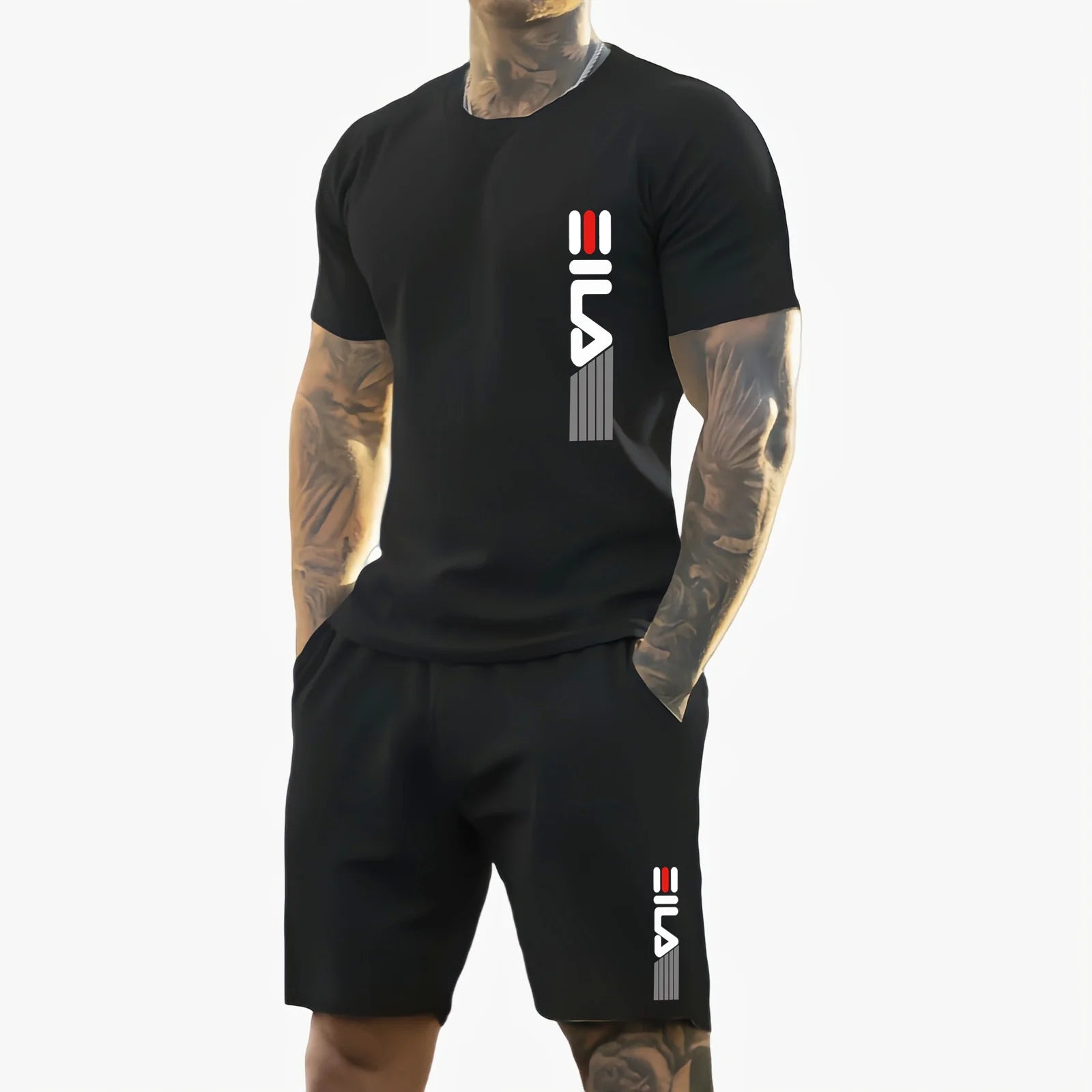 Men's Short Sleeve Polo Co-ord Set
