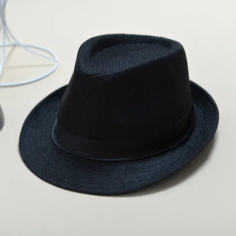 Unisex Vintage Fedora Panama Hat