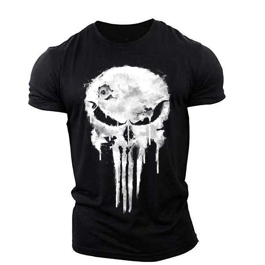 Men's Retro Sparta 3D Print Oversized T-Shirt