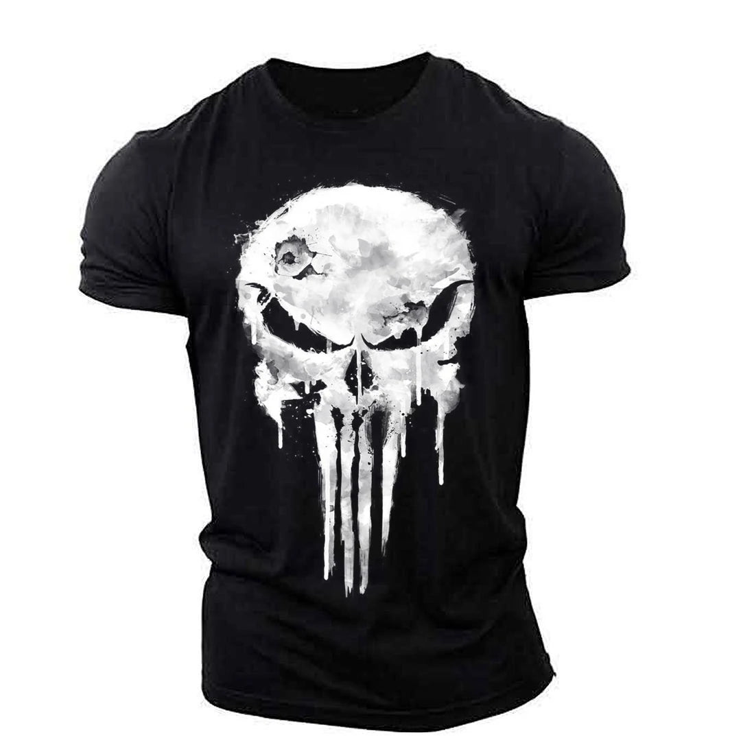 Men's Retro Sparta 3D Print Oversized T-Shirt