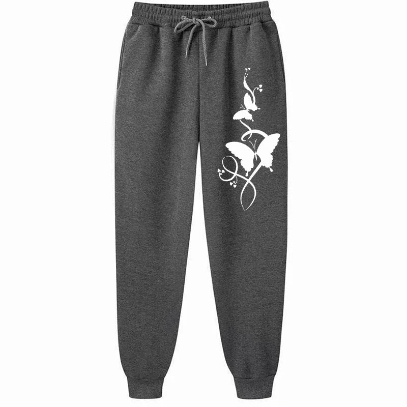 Women's Hip-Hop Print Drawstring Sweatpants