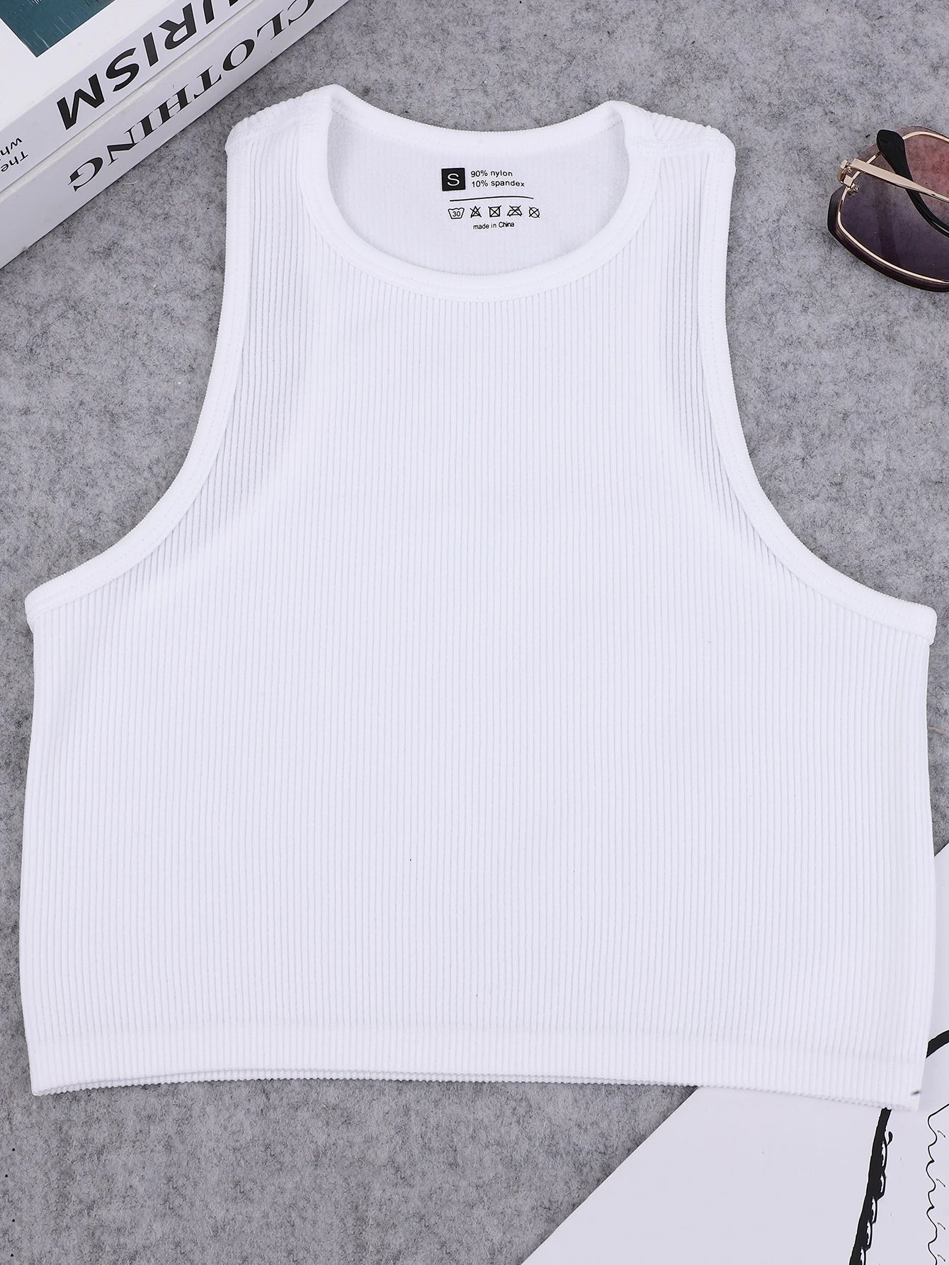 Women's Ribbed Yoga Vest
