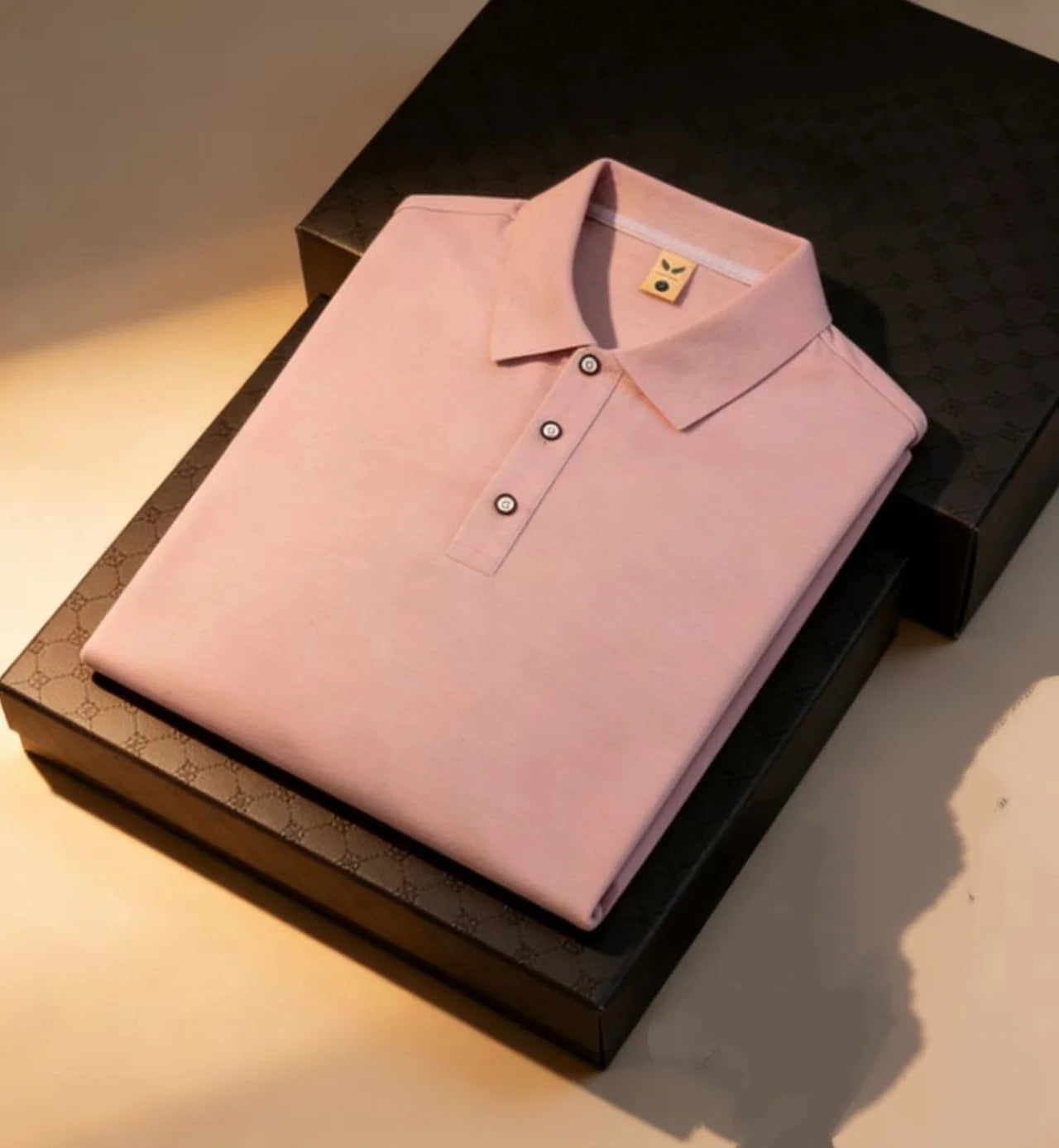 Men's Flip Collar Polo Shirt