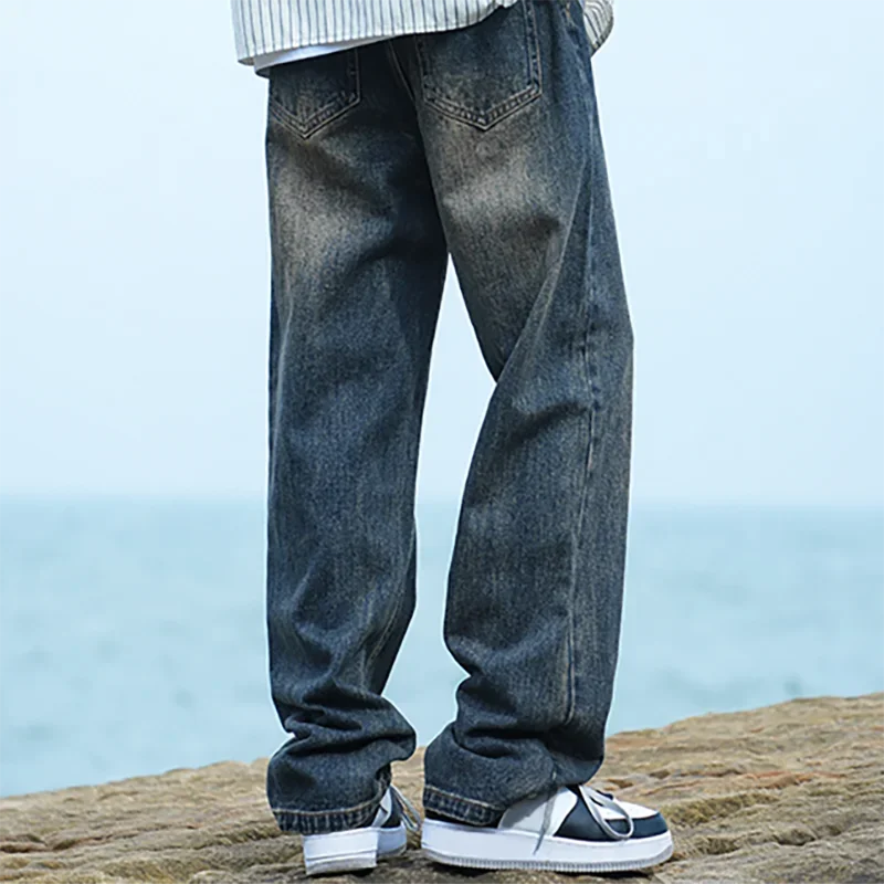 Men's American Retro Y2K Baggy Denim Jeans