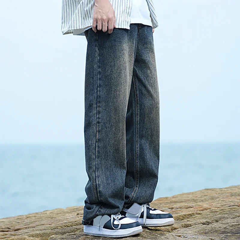 Men's American Retro Y2K Baggy Denim Jeans