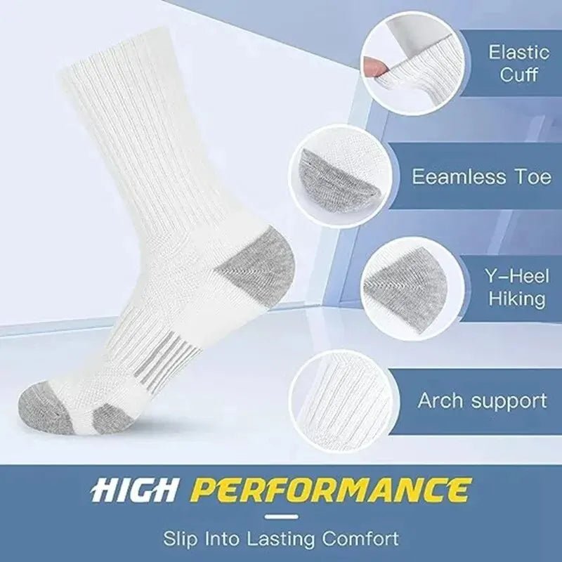 Men's Performance Crew Socks (6 or 12 Pairs)