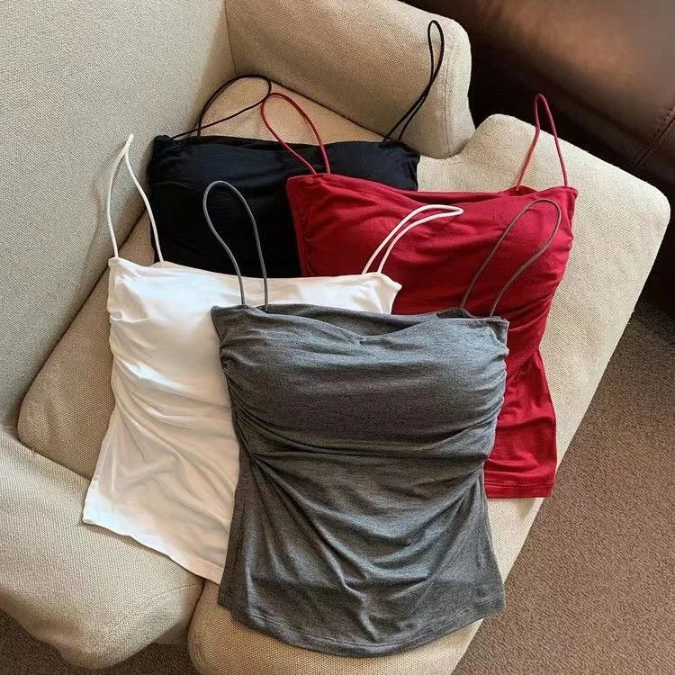 Women's Thin Strap Fitted Camisole Top