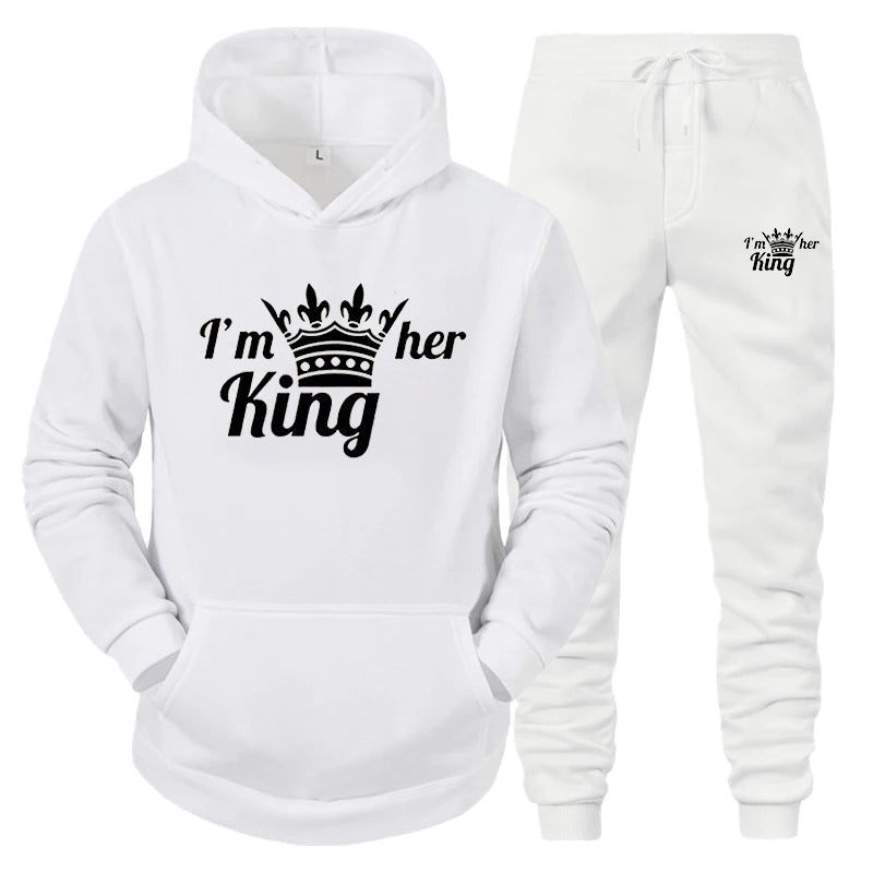 Couples' QUEEN KING Matching Hoodie Set
