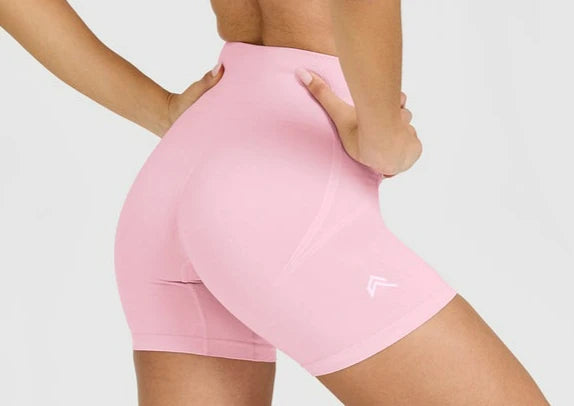 Women's High-Waist Seamless Scrunch Shorts