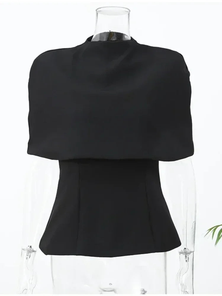 Women's Turtleneck Cloak Top