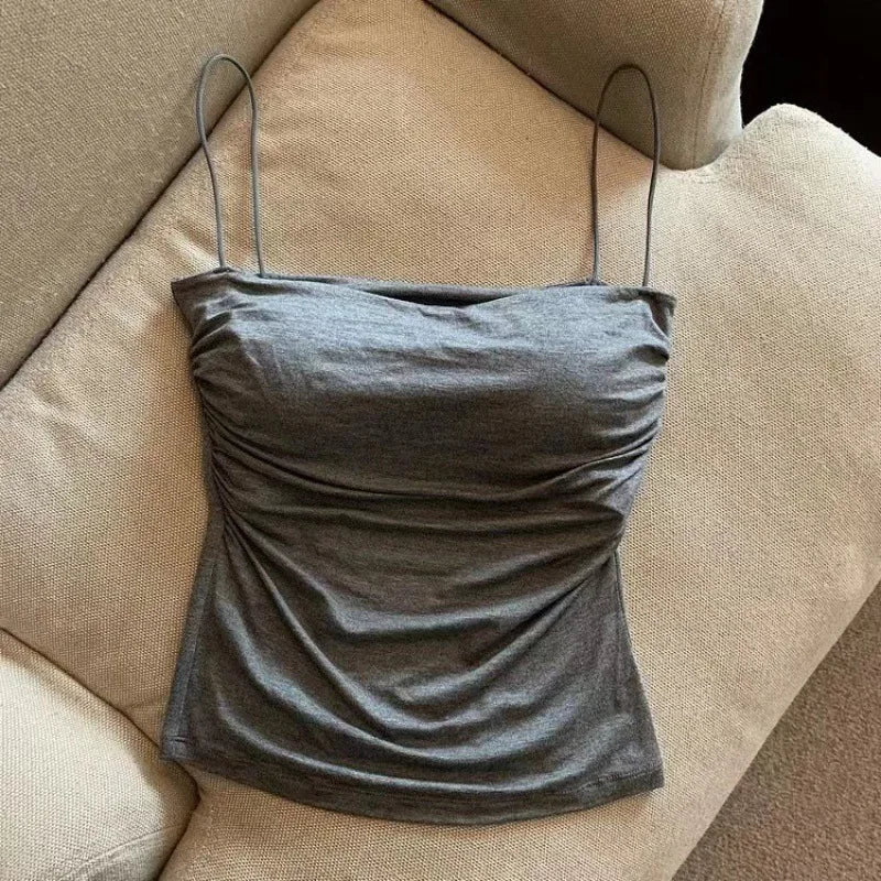 Women's Thin Strap Fitted Camisole Top