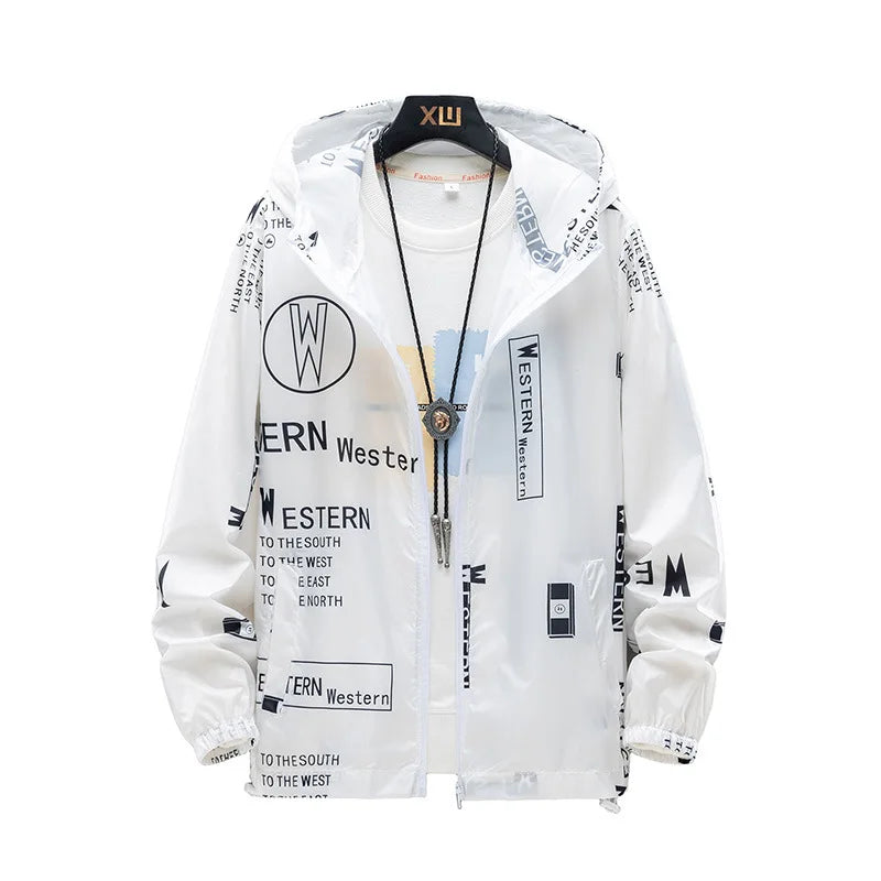 Men's Lightweight Zip-Up Sun Protection Jacket