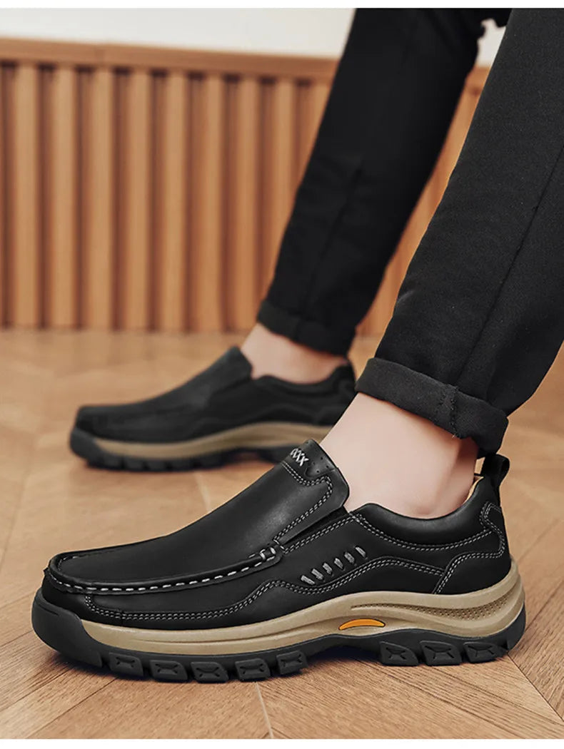 Men's Slip-On Genuine Leather Casual Shoes