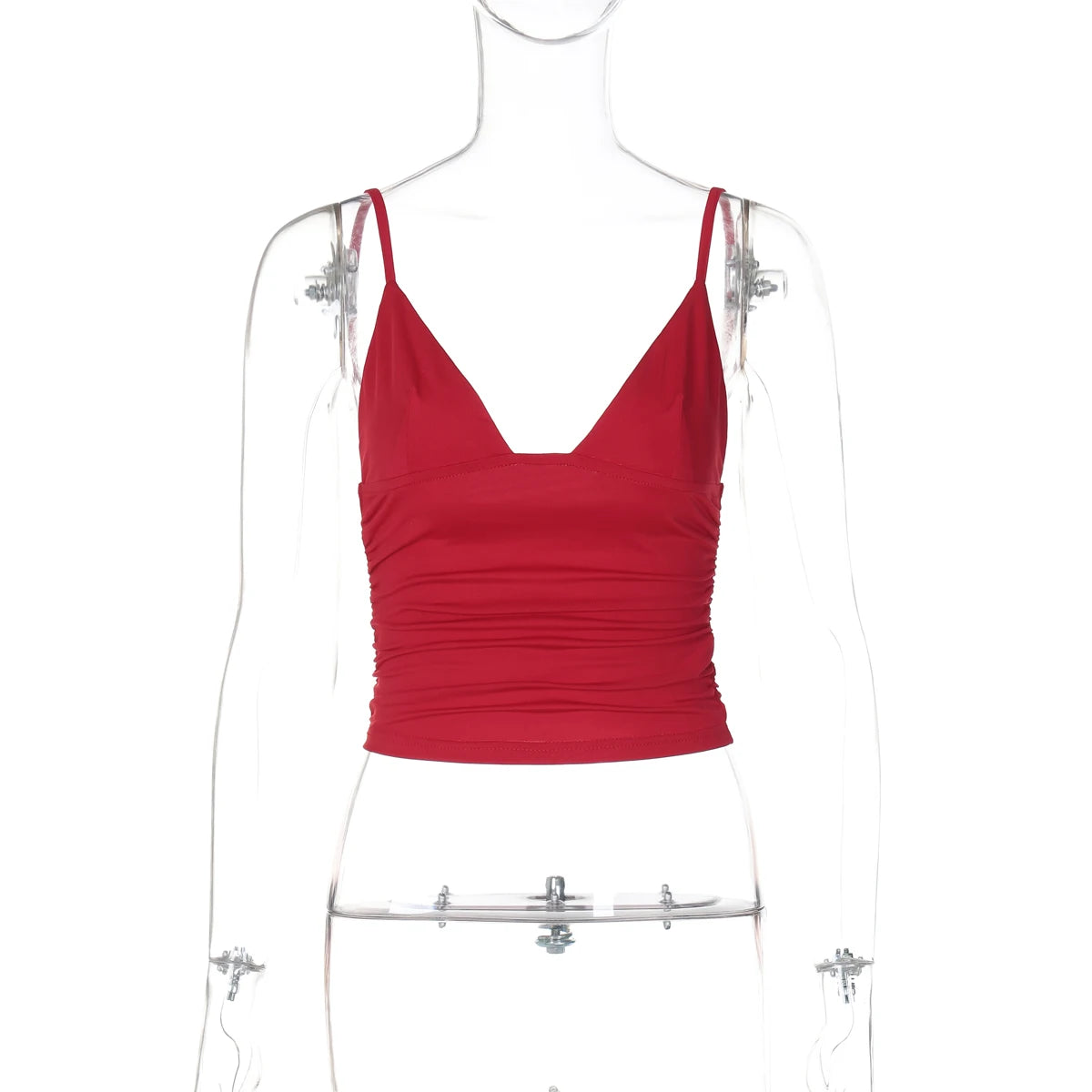 Women's Ruched Bodycon Camisole Top