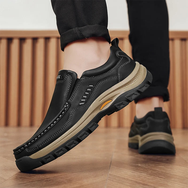 Men's Slip-On Genuine Leather Casual Shoes