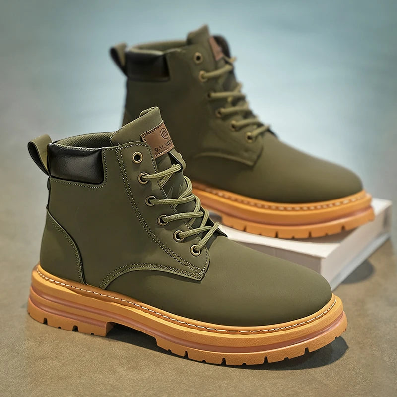 All-Terrain High-Top Lace-Up Boots