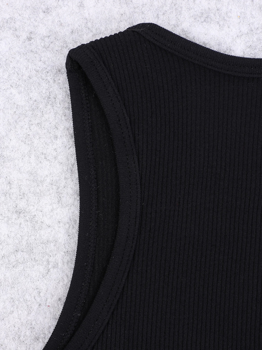 Women's Ribbed Yoga Vest