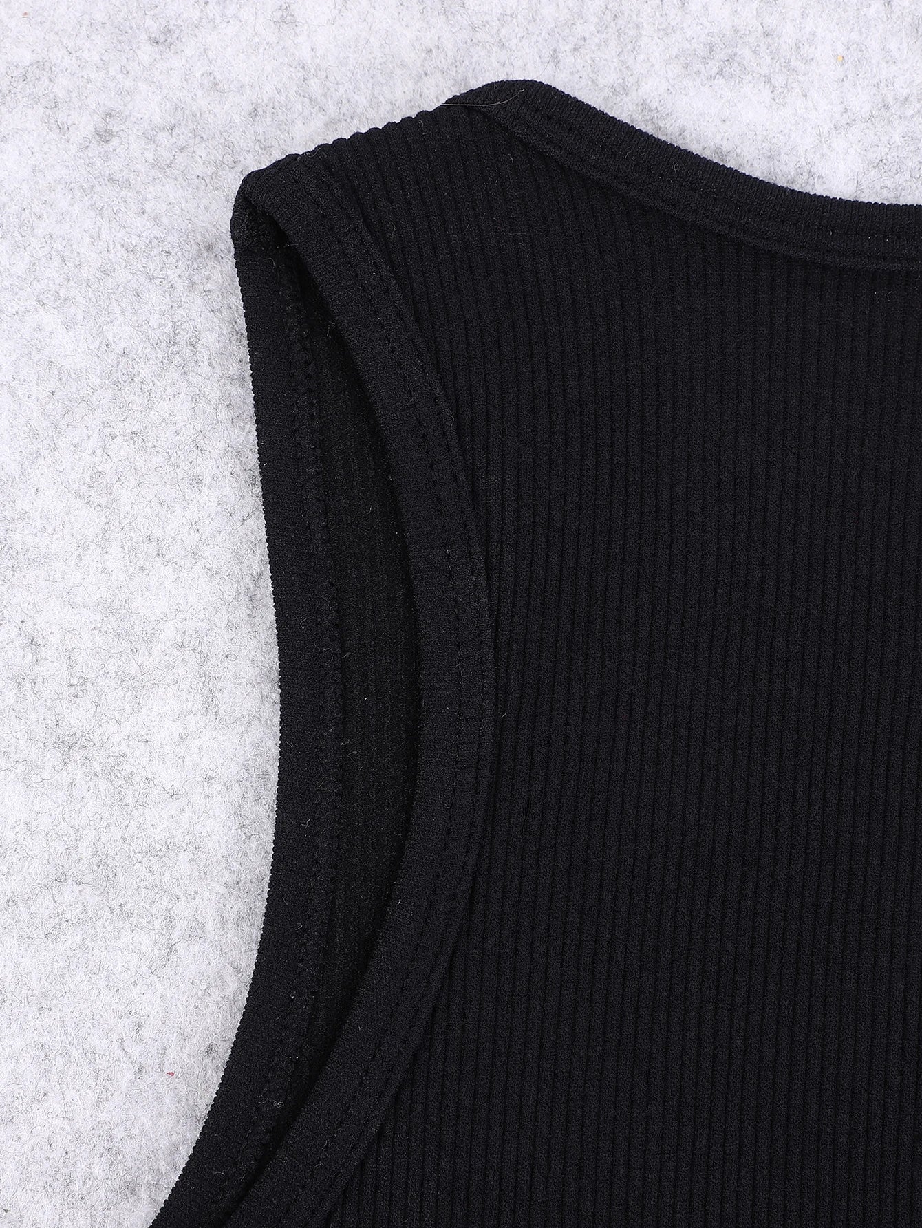 Women's Ribbed Yoga Vest