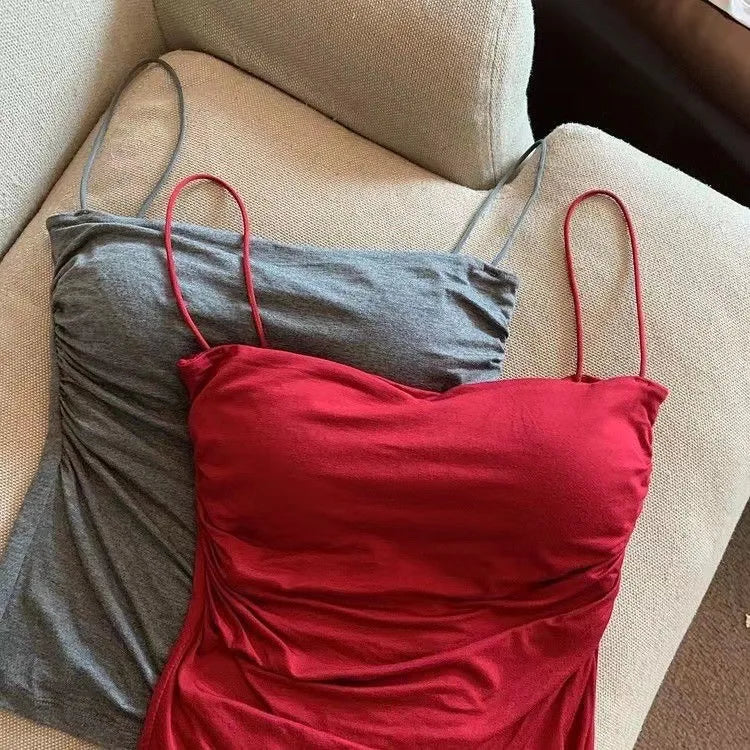 Women's Thin Strap Fitted Camisole Top