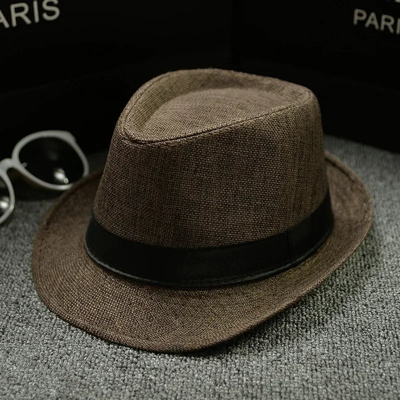 Unisex Vintage Fedora Panama Hat