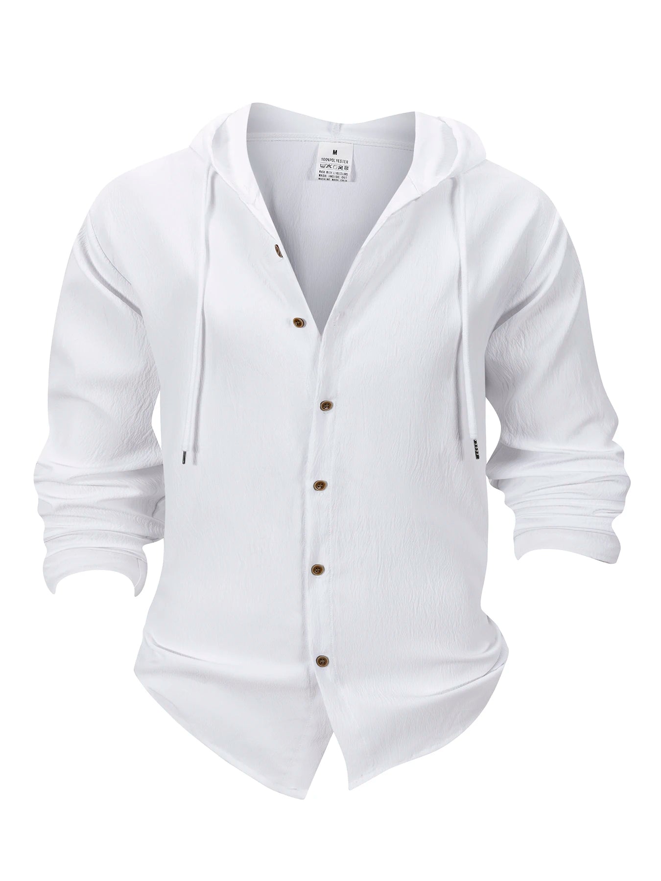 Men's Hooded Linen Beach Shirt