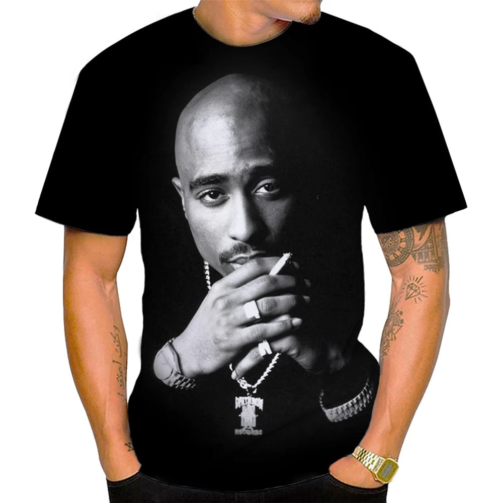 Unisex 3D Creative Print Short-Sleeve T-Shirt