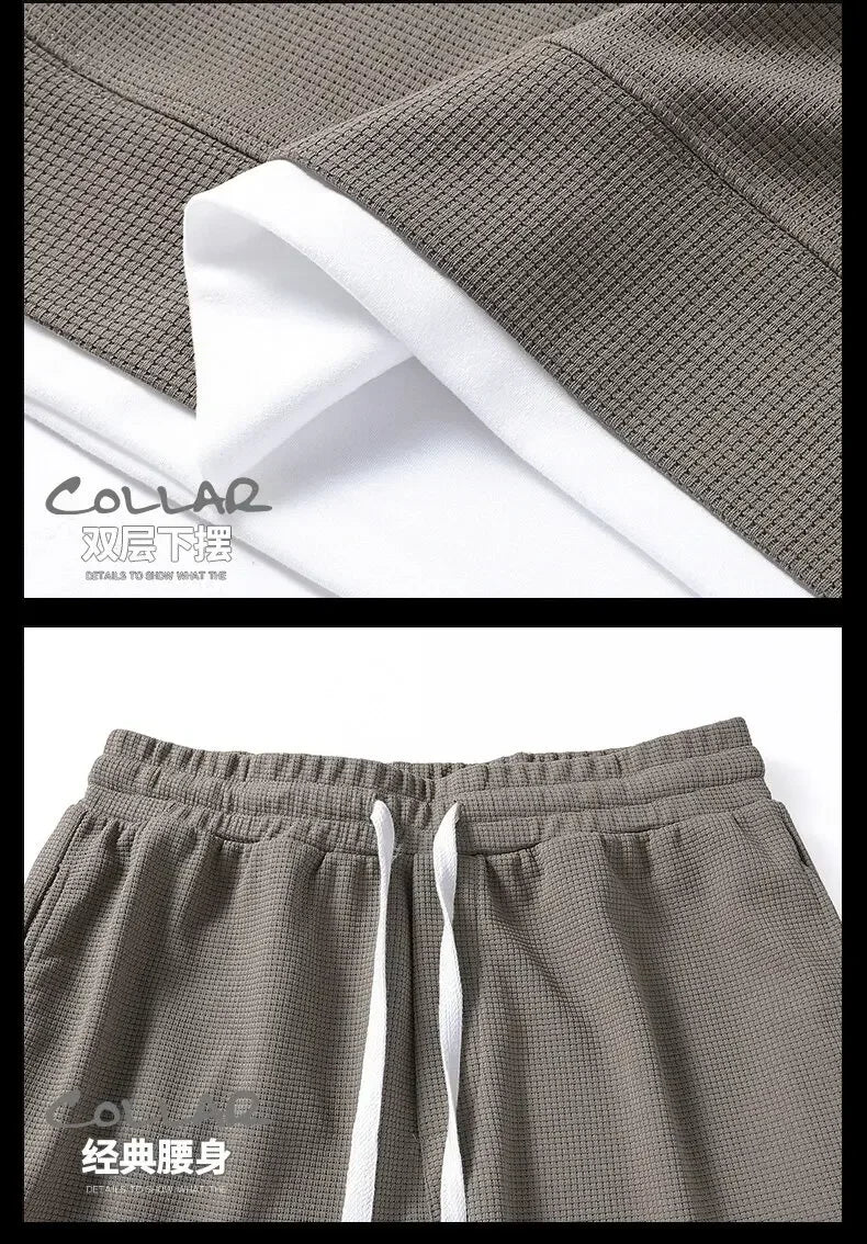 Men's Casual T-Shirt & Shorts Jogging Set
